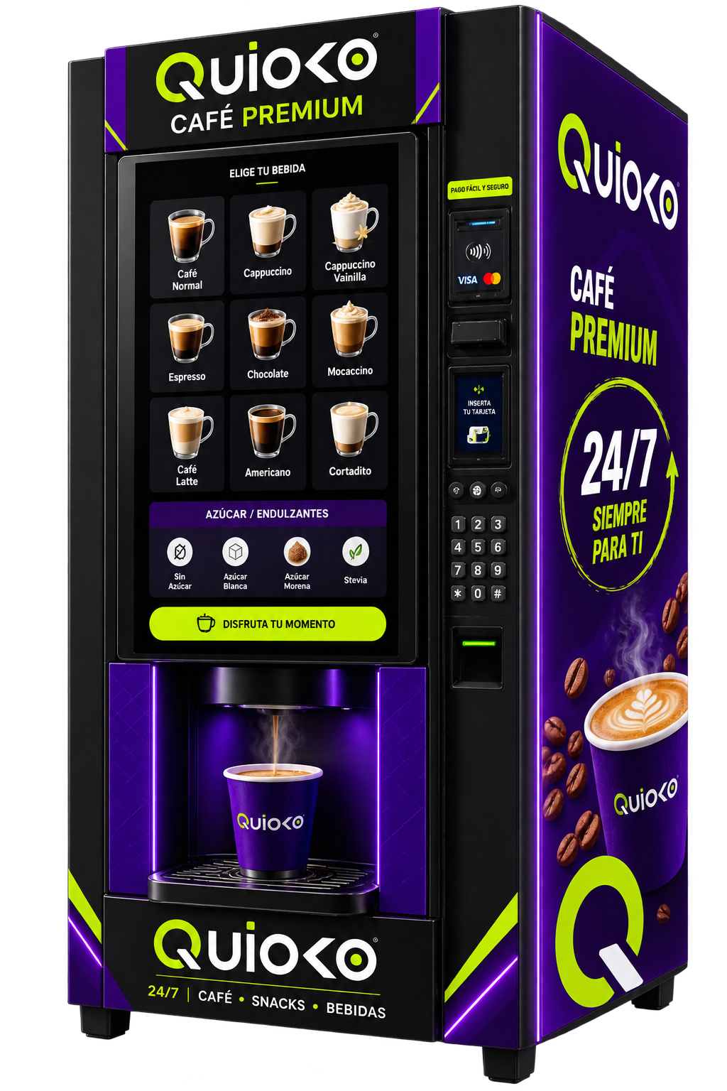Máquina QUIOKO de café premium